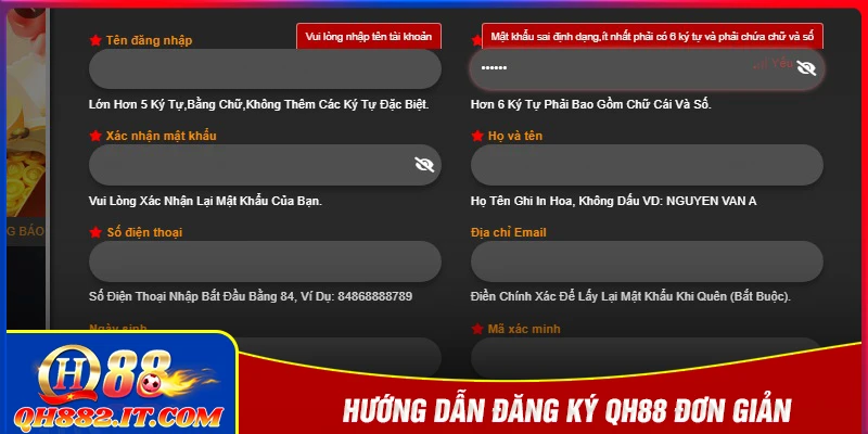 Đăng ký QH88 - Cơ hội giải trí sân chơi uy tín
